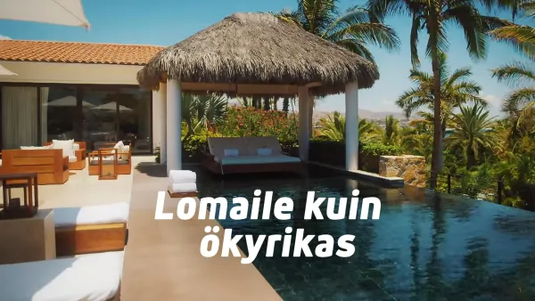 Lomaile kuin ökyrikas