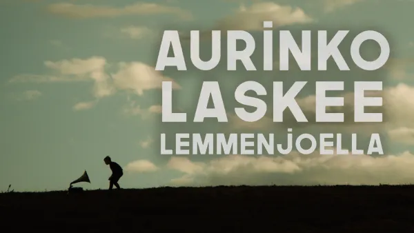 Aurinko laskee Lemmenjoella