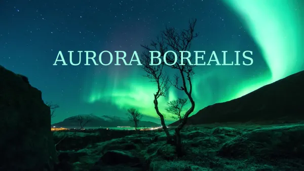 Aurora borealis - musiikkihetki revontulien loisteessa