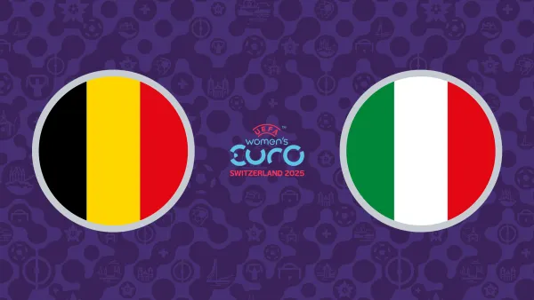 Jalkapallon EURO 2025: Belgia - Italia