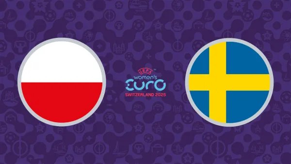 Jalkapallon EURO 2025: Puola - Ruotsi