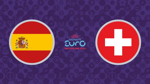 Jalkapallon EURO 2025: Puolivälieräottelu Espanja - Sveitsi