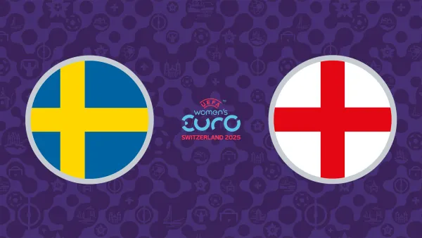 Jalkapallon EURO 2025: Puolivälieräottelu Ruotsi - Englanti