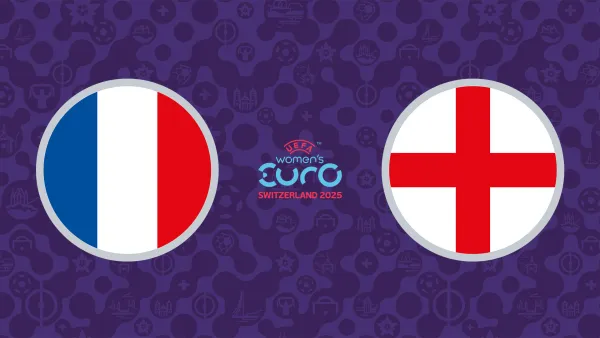 Jalkapallon EURO 2025: Ranska - Englanti
