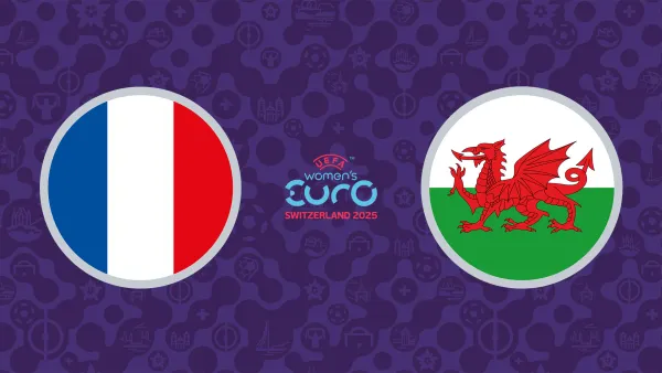 Jalkapallon EURO 2025: Ranska - Wales
