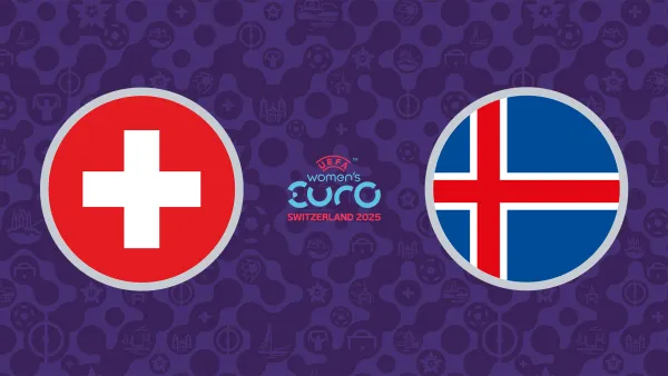 Jalkapallon EURO 2025: Sveitsi - Islanti