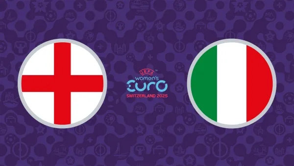 Jalkapallon EURO 2025: Välieräottelu Englanti - Italia