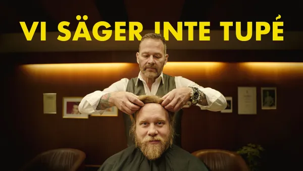 Me emme käytä sanaa tupee