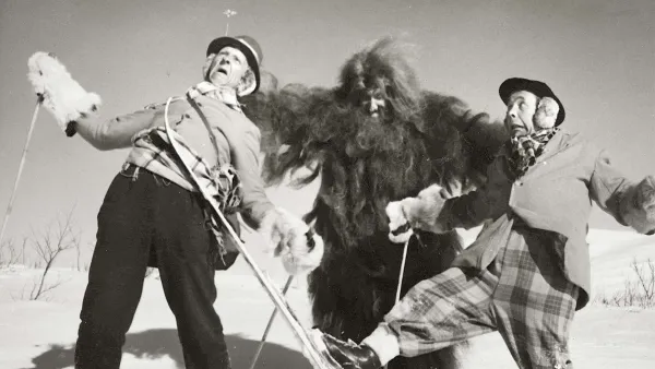 Pekka ja Pätkä lumimiehen jäljillä