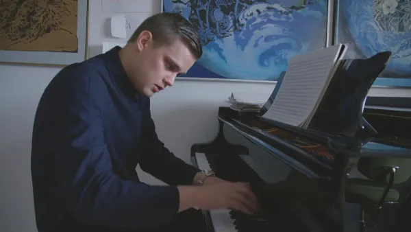 RSO Musiikkitalossa - lavan takana